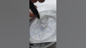 how many rotation did the pen make in total ? #art #spirograph #shorts #satisfying