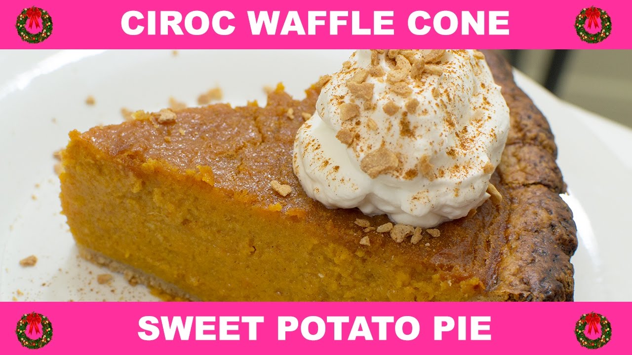 Ciroc Waffle Cone Sweet Potato Pie EXTREME Flavor!! Christmas Edition 2016