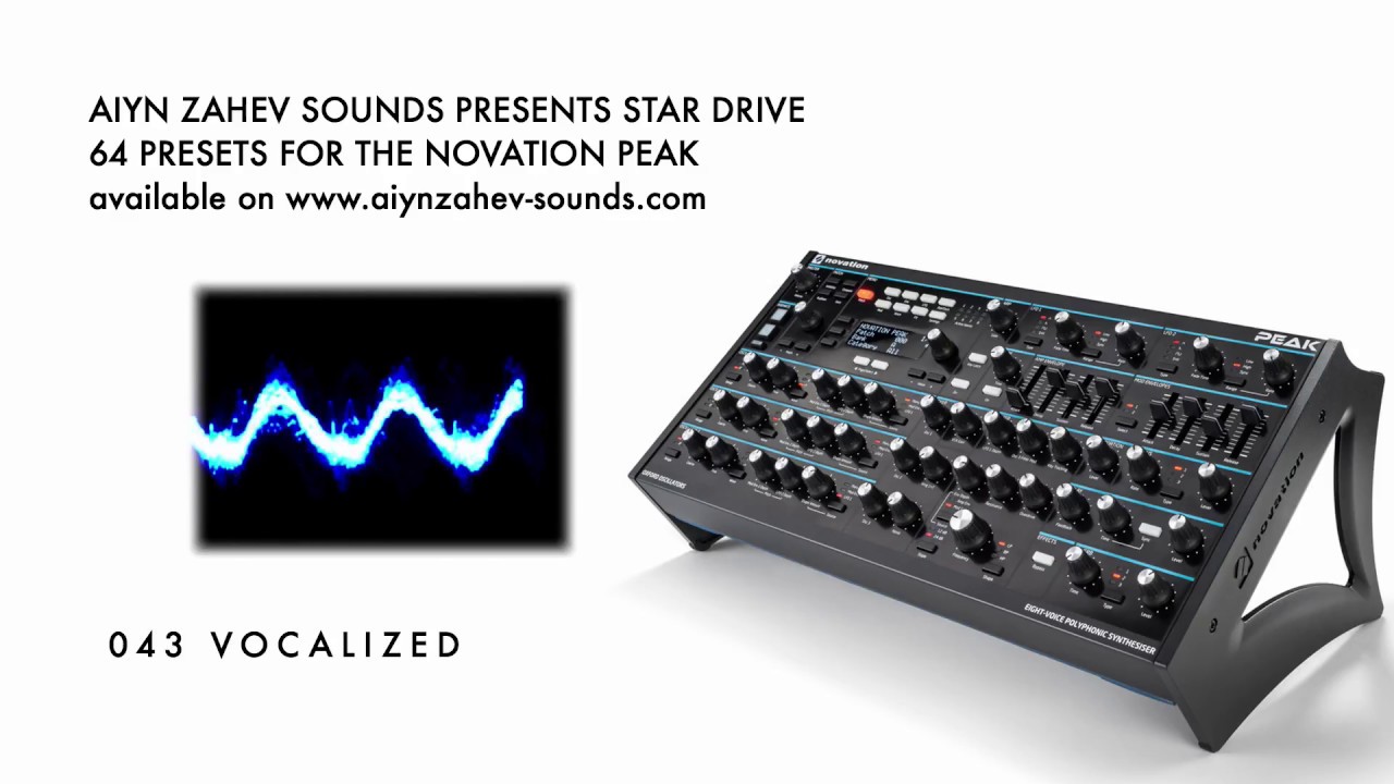 Star Drive - Presets for Novation Peak