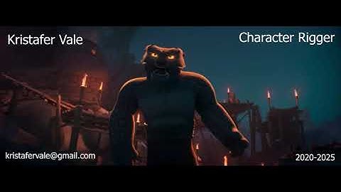 Kristafer Vale Character Rigger Demo Reel 2025
