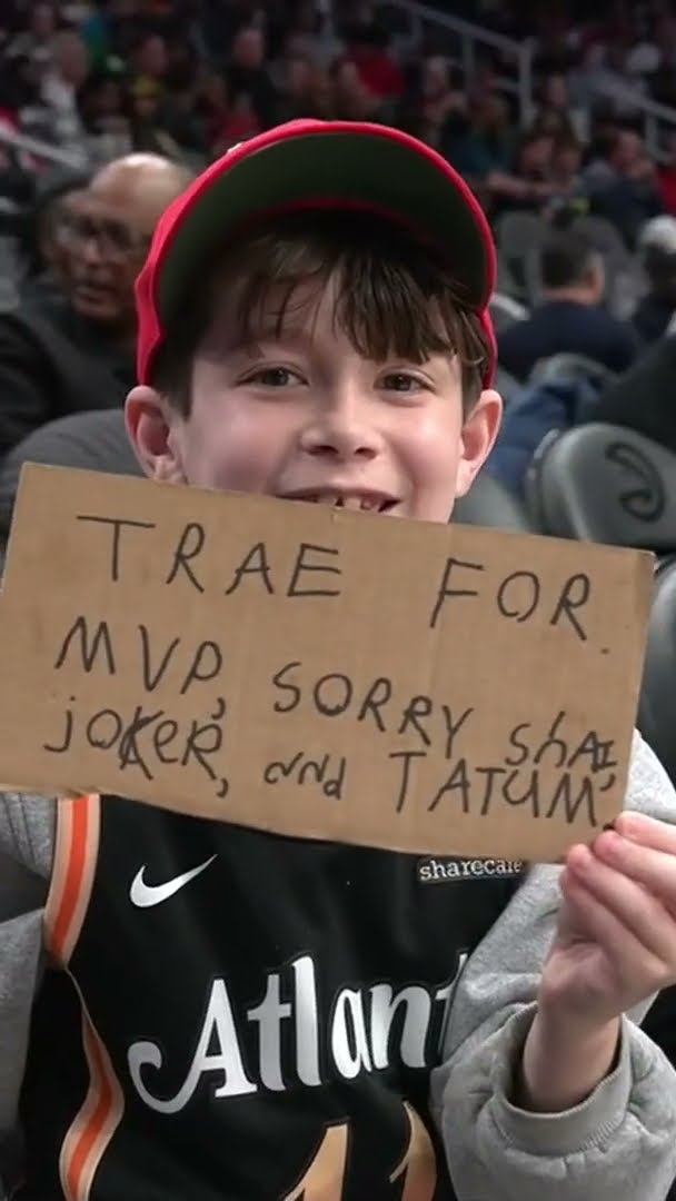 Young Hawks fan casts his MVP vote!