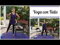 Yoga con Tatis: Clase de pie usando un plato de cartón