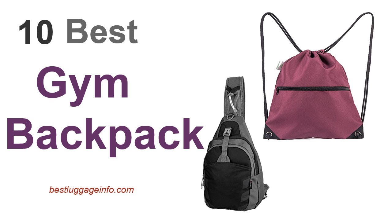 Best Gym Backpack Ten Best Designer Cute Gym Bag. YouTube