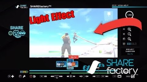 How To Make A flash Effect On Sharefactory (Tutorial)