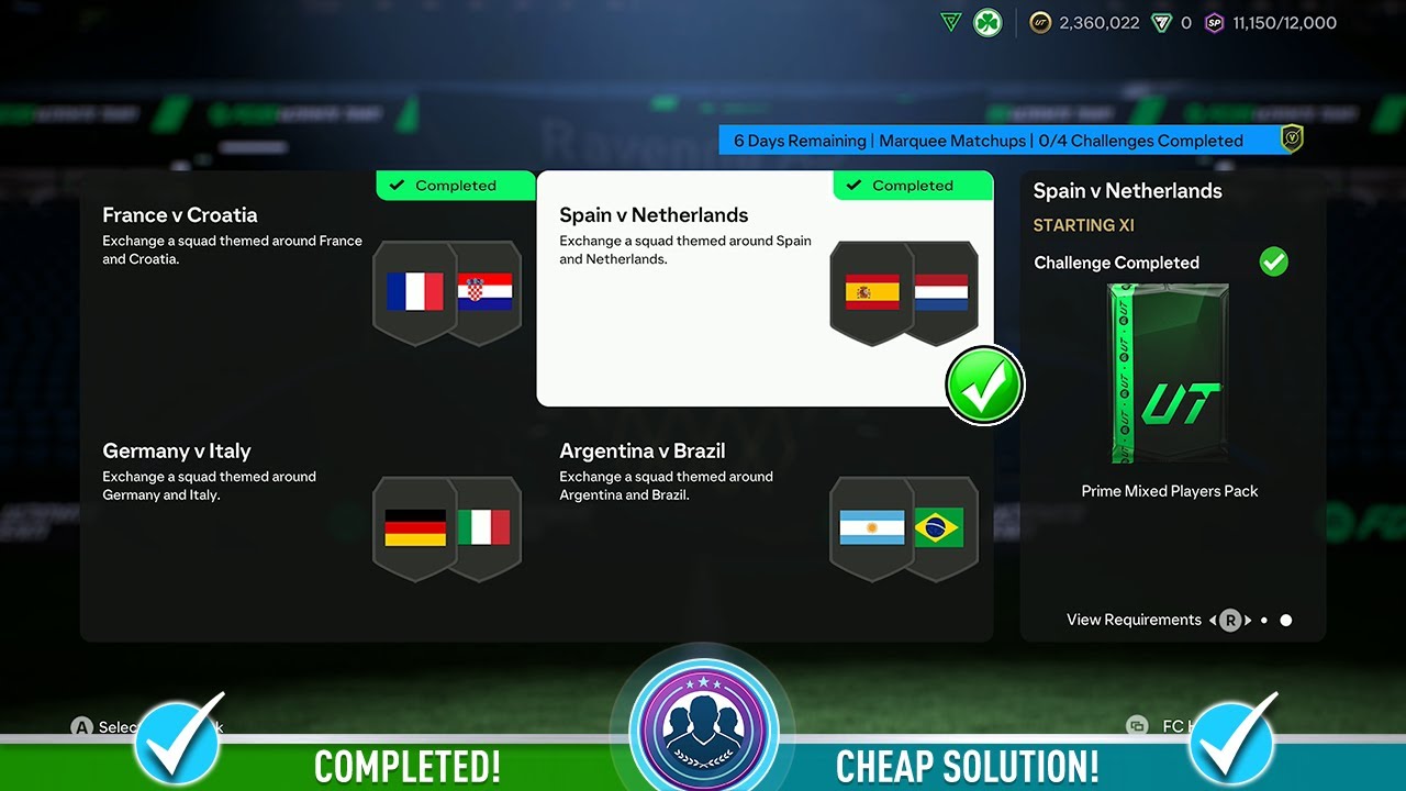 FC 25 Marquee Matchups - Spain v Netherlands SBC - Cheap Solution & Tips