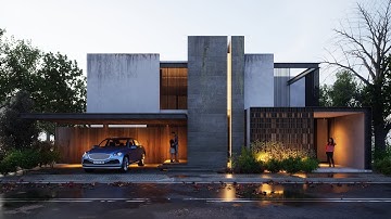 Twinmotion 2023.1 Path Tracer Exterior Rendering Tutorial: Creating a Building 3D Visual@twinmotion​