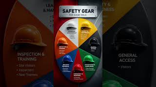 Safety Helmet Colour &amp; Where It's Used..⛑️🪖 #constructionsafety #civilengineering  #constructiontips