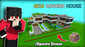 Minecraft Bedrock || Modern House || How To Make Modern House In Minecraft || 