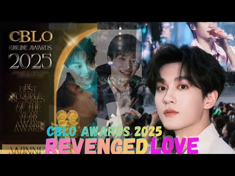Tian Xuning and Ziyu Win the BEST BL COUPLE Award at the CBLO Awards