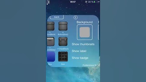 FolderIcon Tweak Demo on iOS 7