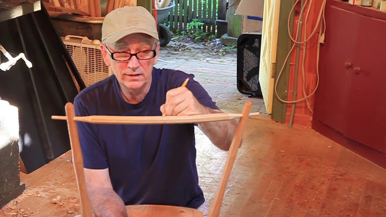 19.  Boring Holes in Seat and Crest Rail for Spindles