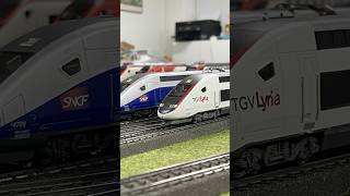Marklin SNCF SBB TGV Lyria #märklin #hoscale #railway #automobile #sncf #sbb #tgv #lyria  #train