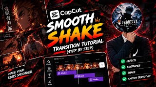 How to Make a Smooth Shake Transition in CapCut | Professional Editing Tutorial #tutorial #capcut 