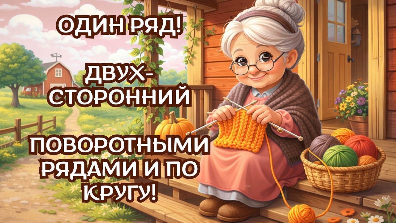 ДВУХСТОРОННИЙ узор из 1 РЯДА! Вот это ОБЪЕМ!