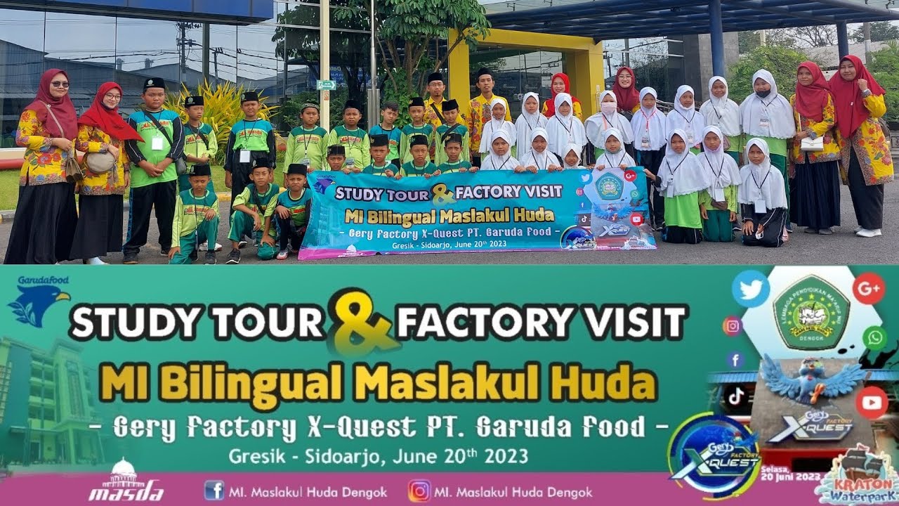Study Tour & Factory Visit at PT. Garuda Food | MI Bilingual Maslakul Huda