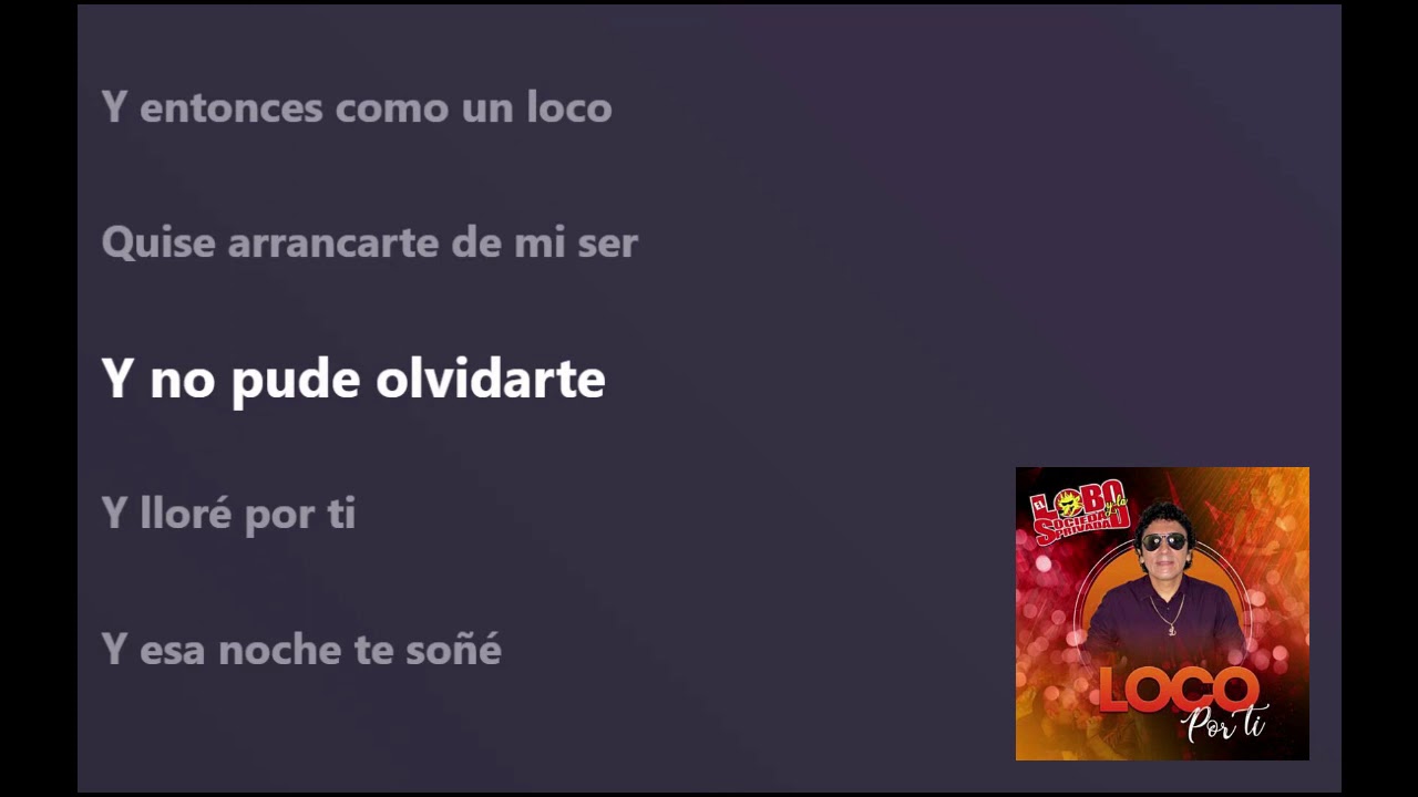 Karaoke - Soñé contigo - Lobo y la sociedad privada