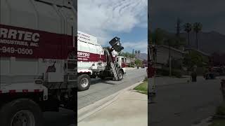 the hurt eg rehrig#burrtec #truck #garbage #work #garbagetruck #garbagedisposal #recycle #truck #bin