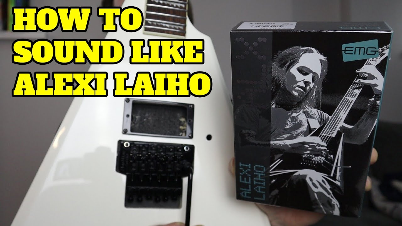 EMG ALX Alexi Laiho HZ Set Pickup Humbucker Rosso Con Viti Cromate E Preamp ABQ Boost - 3 Corde Incluse