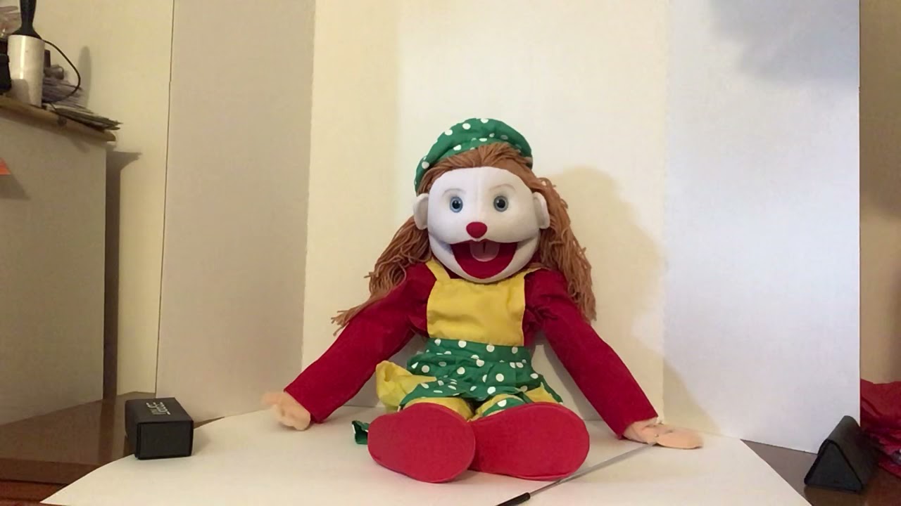 Sunny Toys Female Clown Puppet