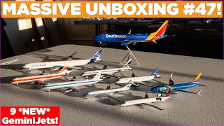 9 MODEL GEMINIJETS UNBOXING! | Massive Unboxing #47