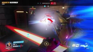 Overwatch: Competitive Zarya Sextuple Kill