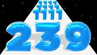 Grade Run 3D - Number Run (Freeplay, MAX Level) screenshot 5