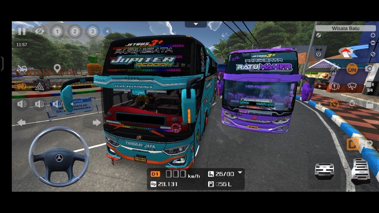 TUNGGAL JAYA JUPITER VS SJM TRANS RATU MAHER ADU TELOLET BASURI V3 ...