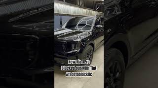 New Kia Telluride SX Prestige X-Pro Fully Blacked out with Ceramic Window Tint #shorts