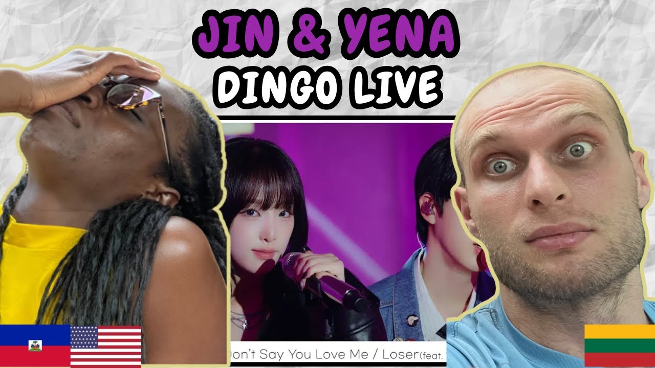 REACTION TO Jin - Don’t Say You Love Me & Loser (feat. YENA(최예나)) (dingo Live) | FIRST TIME HEARING