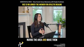 RICE IS NO LONGER THE ANSWER FOR INJURIES WITH KAYLA ANDREWS
