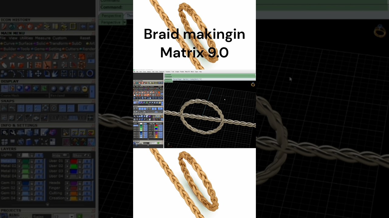full 👆🏻video link/ Easy Braid making process in Matrix 9.0 