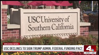 USC declines to bend the knee to Trump for federal funding