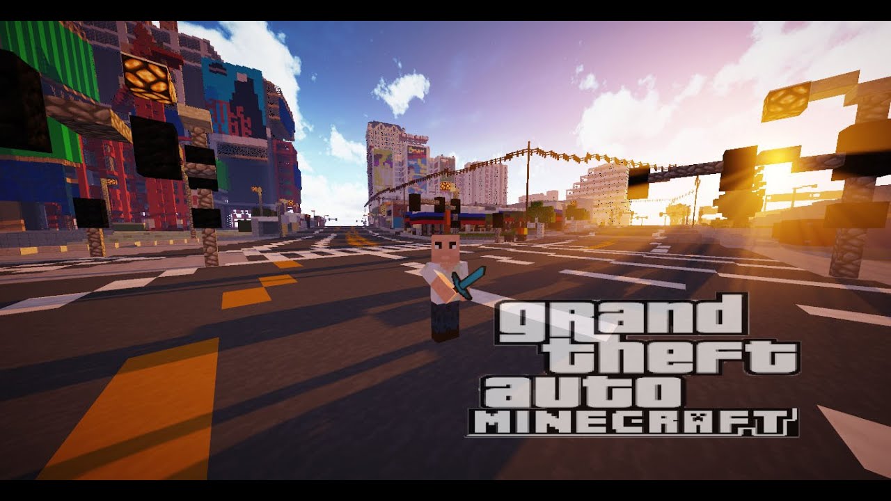 Gta 5 minecraft карта