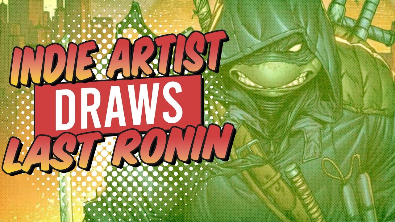 Drawing Last Ronin from TMNT IDW Publishing