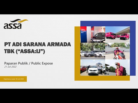 Public Expose | Pubex ASSA - Adi Sarana Armada Tbk. tahun 2022