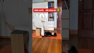 ĐỨNG NHIỀU 👉 THỬ CÁCH NÀY ✅ #shortvideo  #tapluyentainha  #tapluyen  #yogatips  #short #yogatrilieu