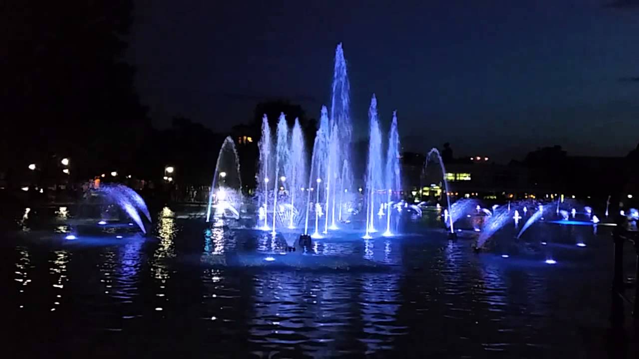 The fountains in Plovdiv during the night  02(1)