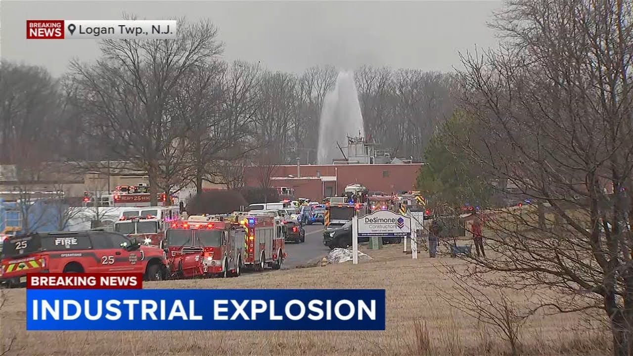Explosion at industrial complex in New Jersey felt across the region