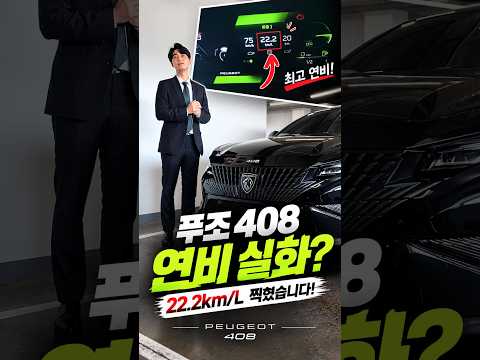 푸조 실제 주행 연비! 1700원에 22km를 간다고!?