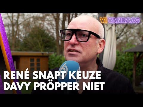 Ren snapt keuze Davy Prpper niet: 'Ik kan me er niets bij voorstellen!' | VI VANDAAG