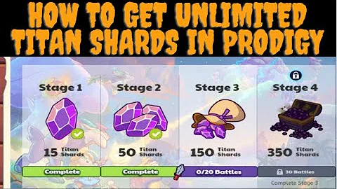 How to get unlimited Titan Shards in prodigy