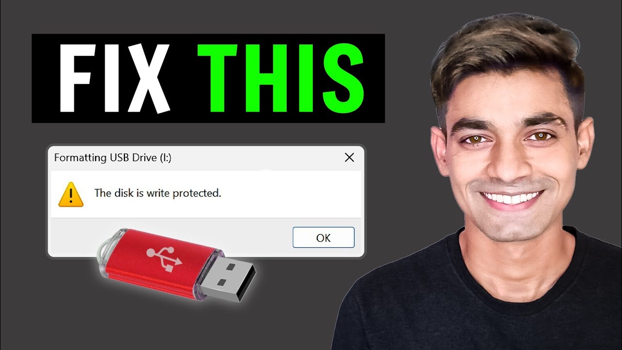 How to Remove Write Protection from Pen Drive - YouTube