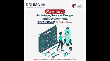 Workshop on Prototype/Process Design and Development | IIC-Pt.DDUMC