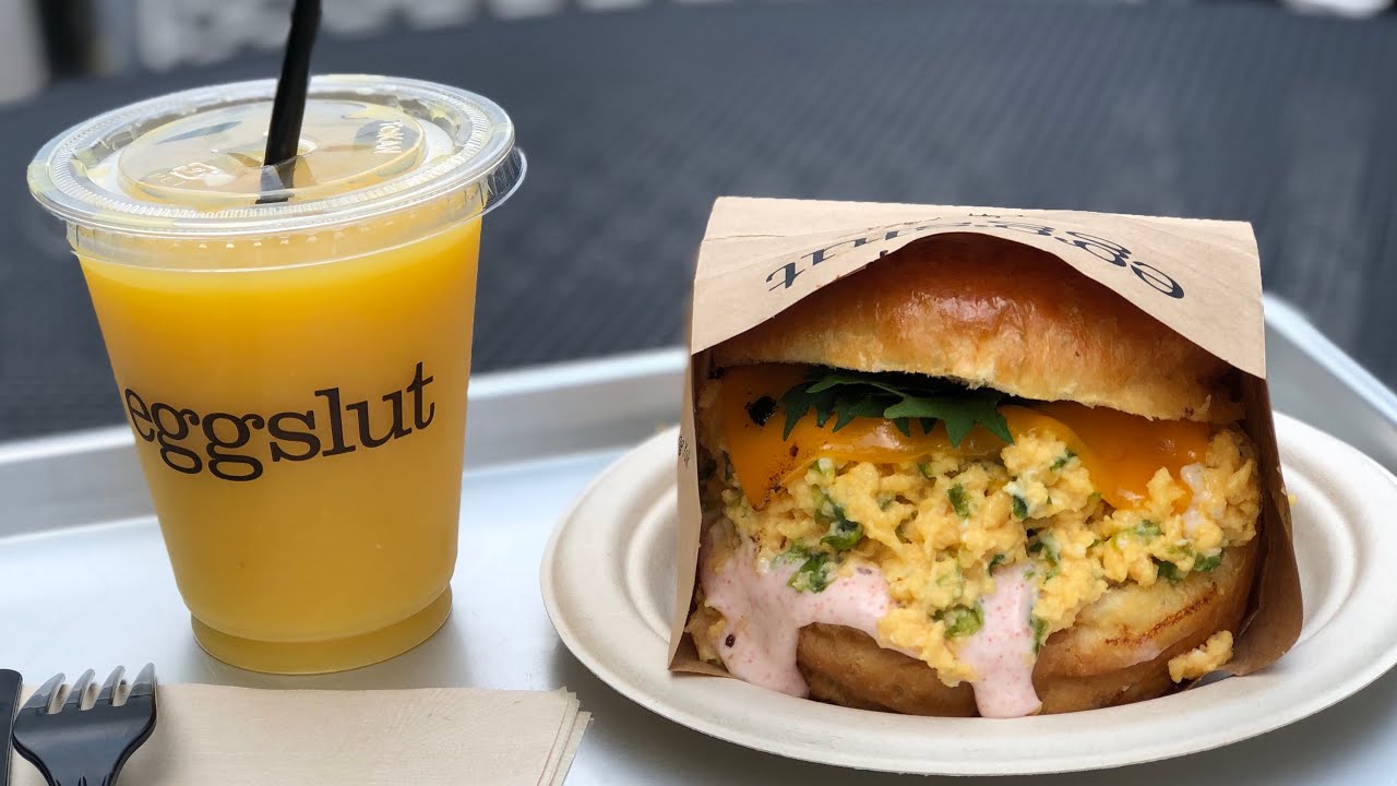 Egg Decadence eggslut Tokyo YouTube