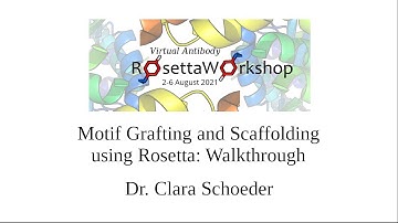 Motif Grafting and Scaffolding: Walkthrough - Rosetta Virtual Workshop 2021