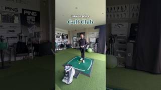 How to grip a golf club #shorts #golf
