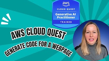 AWS Generative AI  Practitioner Cloud Quest - Generate Code for a Webpage