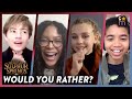 Would You Rather? with the Cast of SECRETS OF SULPHUR SPRINGS Season 2