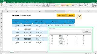 Como hacer un inventario y control de Stock con entradas y salidas en Excel