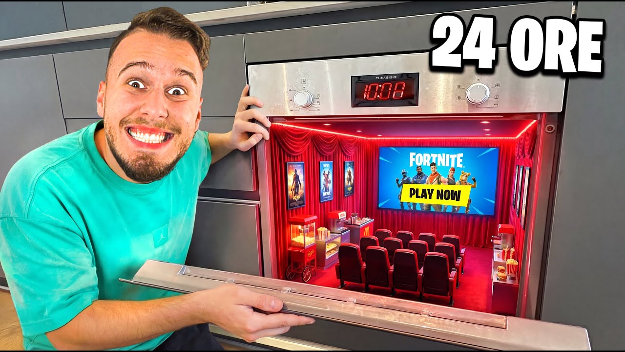 Supraviețuiesc Într-un Cinema Secret 24 ORE !